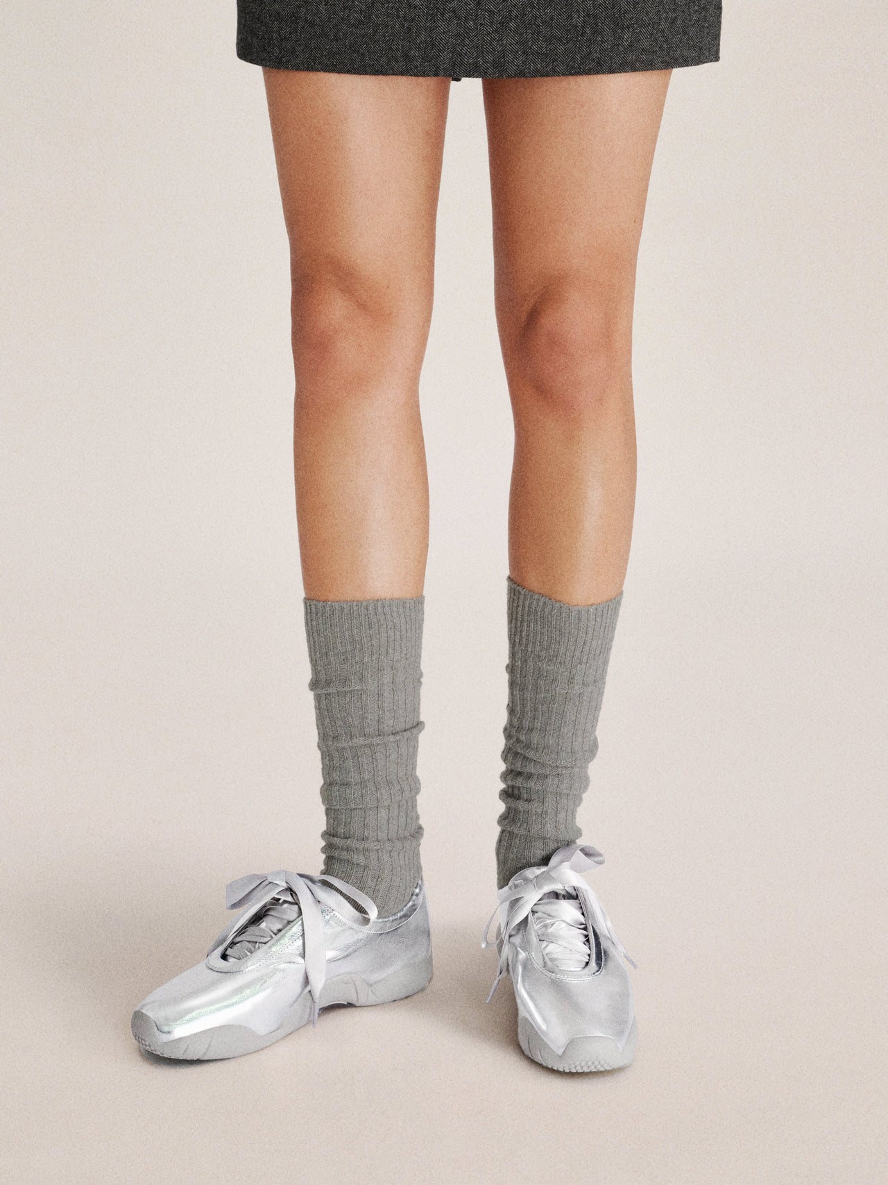 Flavia Ballerina Sneakers - Argento