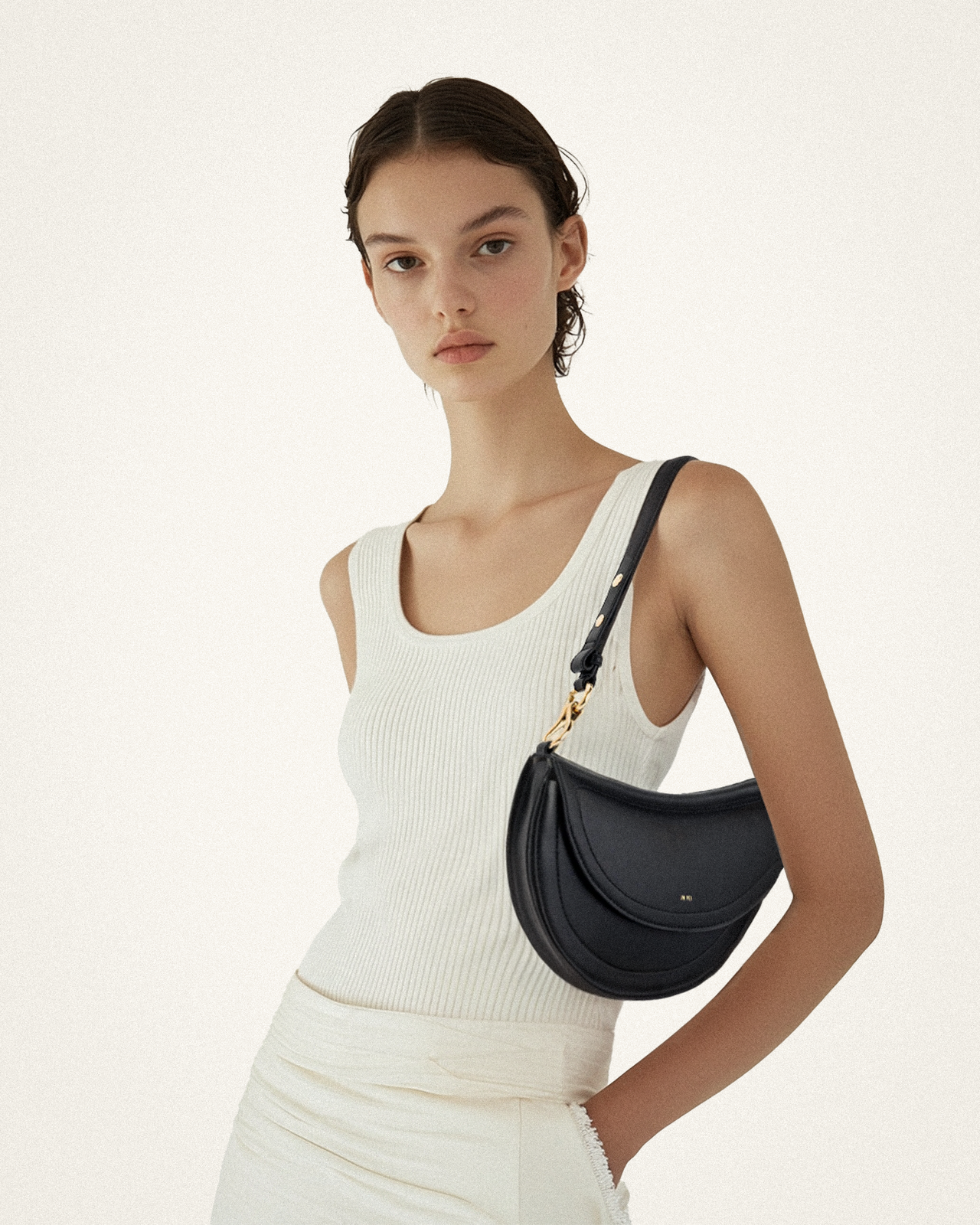 Borsa a tracolla Ashlie - Nero