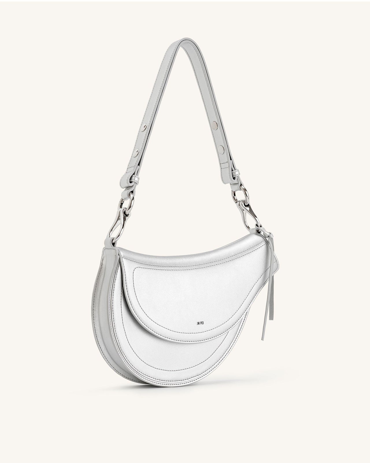 Borsa a tracolla Ashlie - Argento