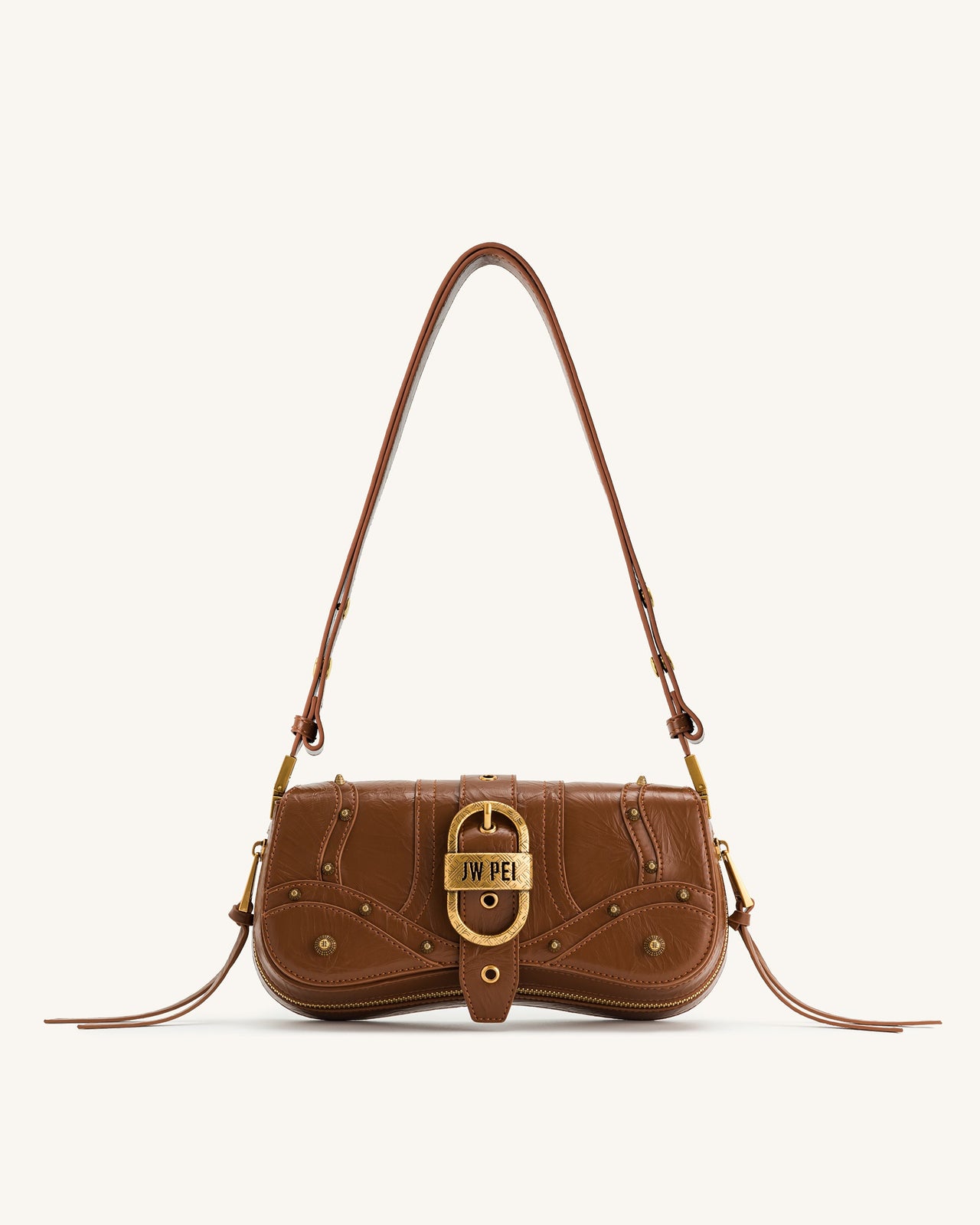 Borsa a tracolla Joy Crushed - Marrone