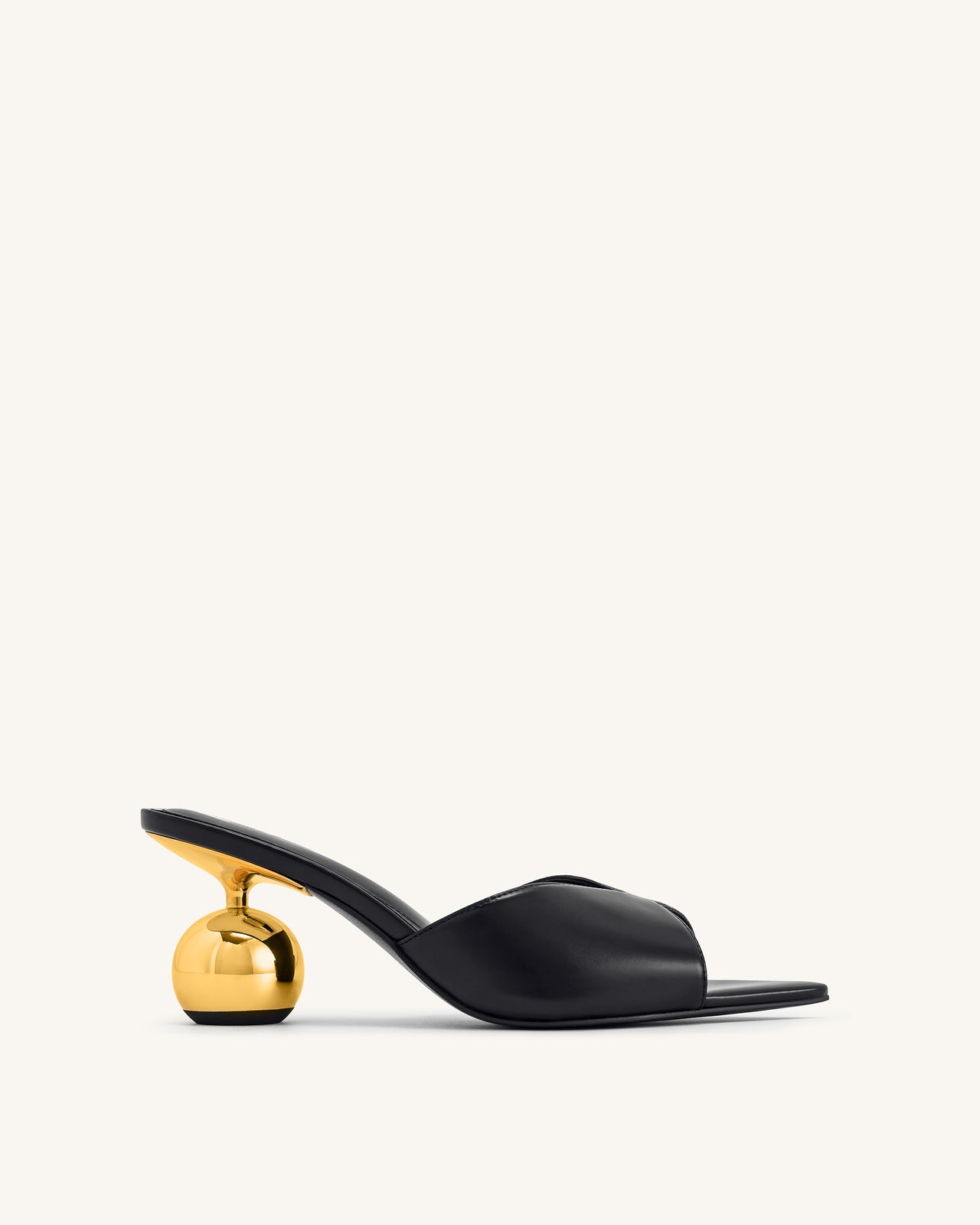 Ellie Mule Con Tacco Sfera - Nero