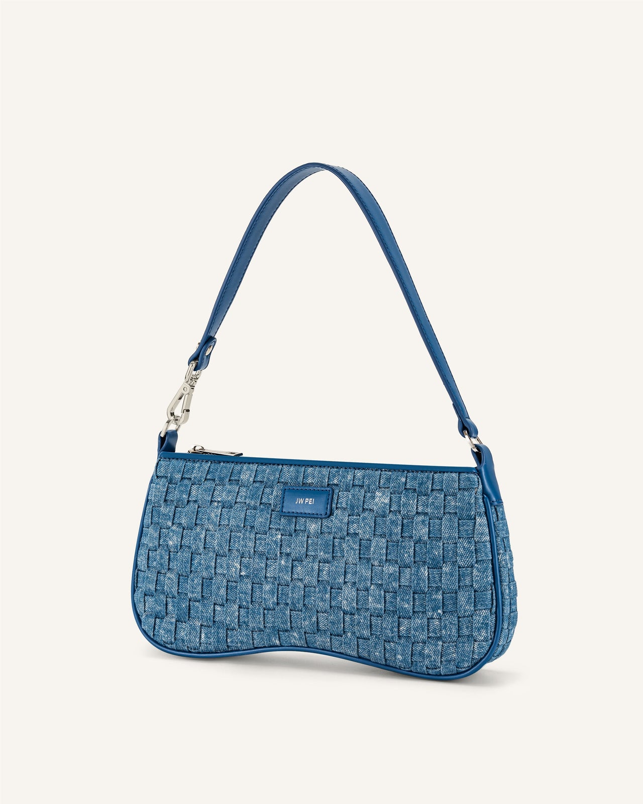 Eva Pochette - Blu Denim Weave