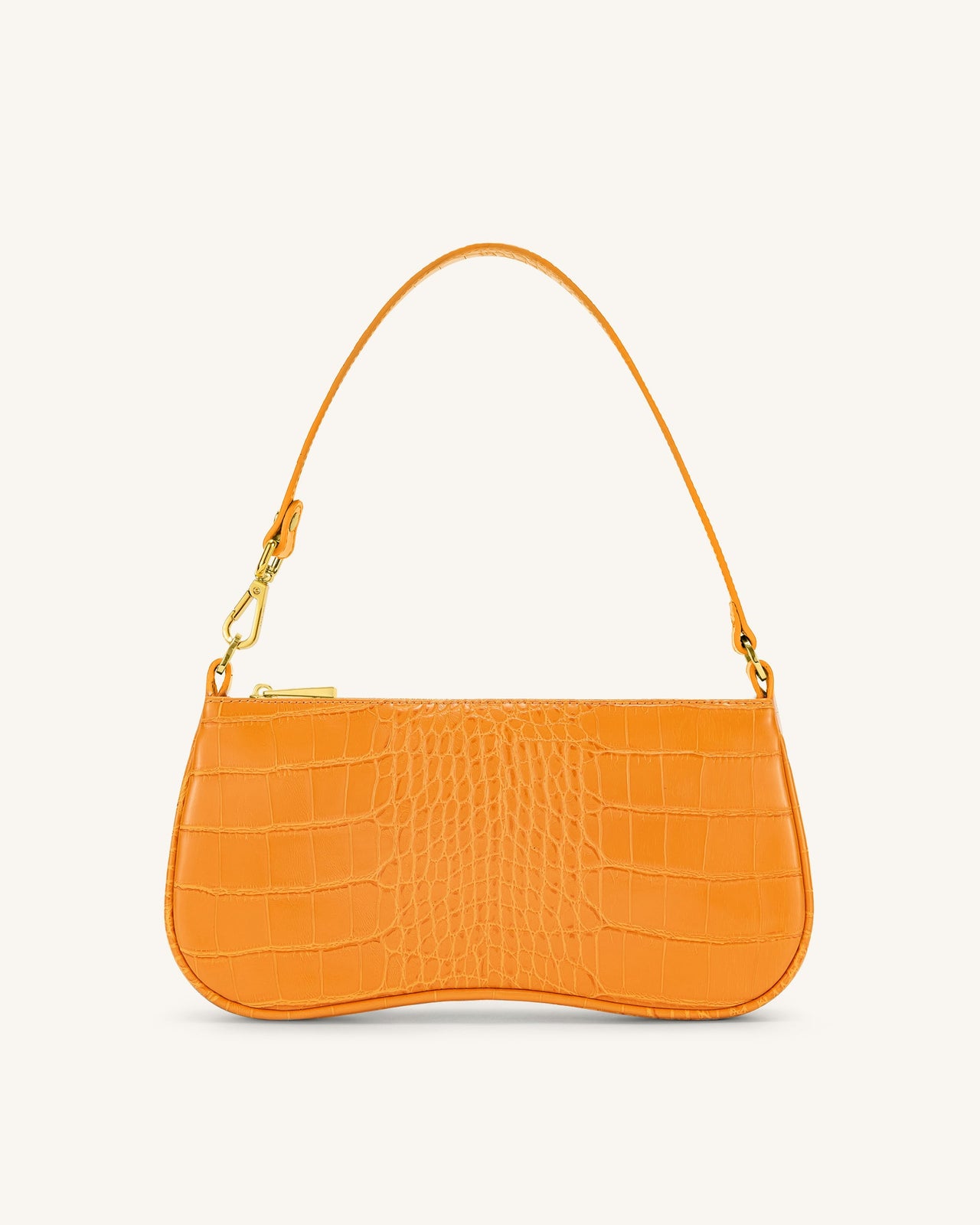 JW PEI Borsa a Tracolla Eva da Donna - Croc Giallo Albicocca