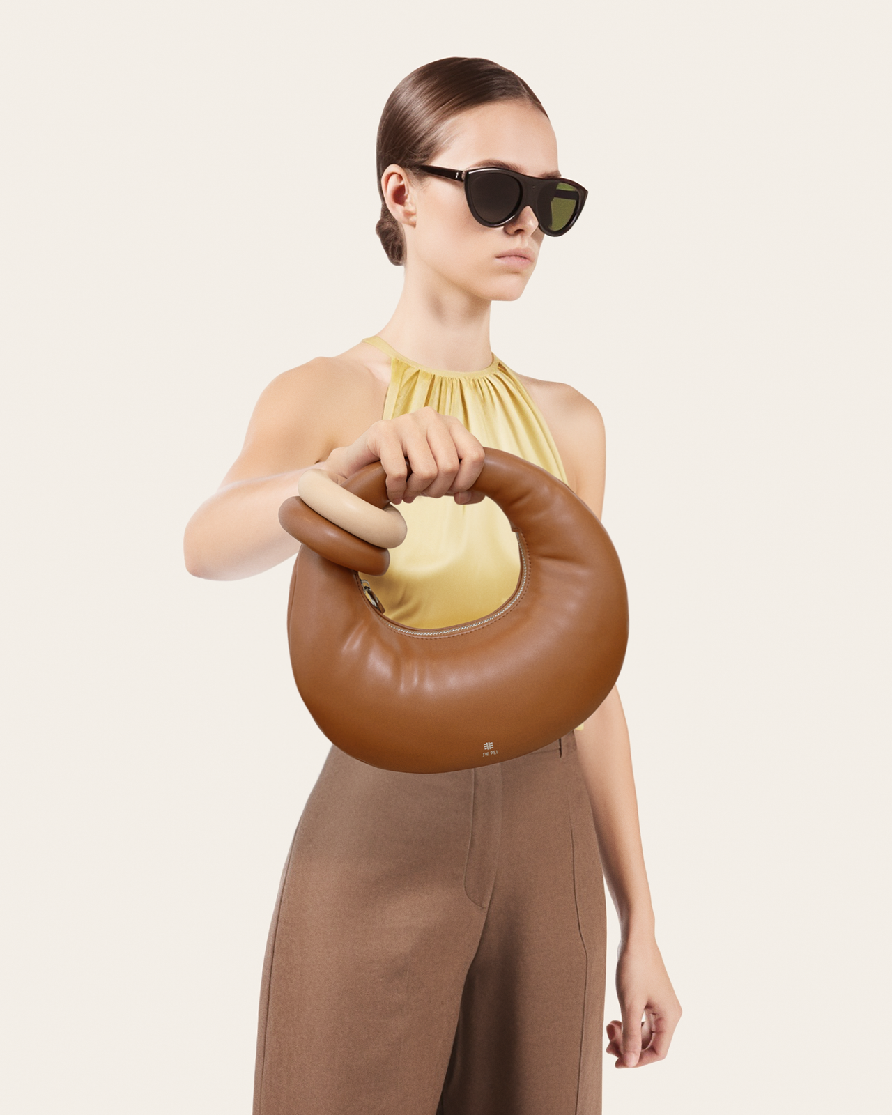 Abacus Borsa a Mano - Marrone