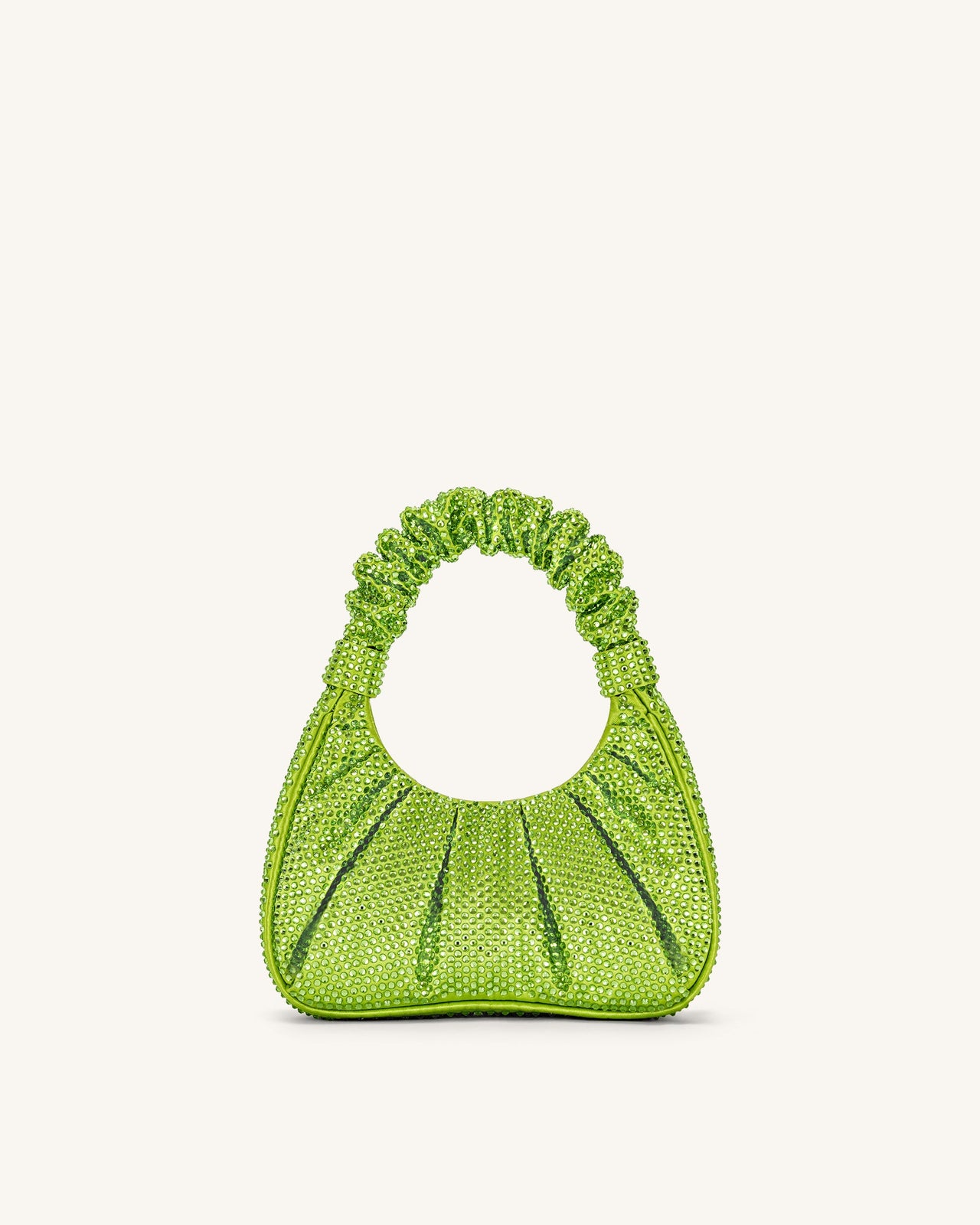 Hobo Handbag Gabbi Cristalli Artificiali Media - Verde
