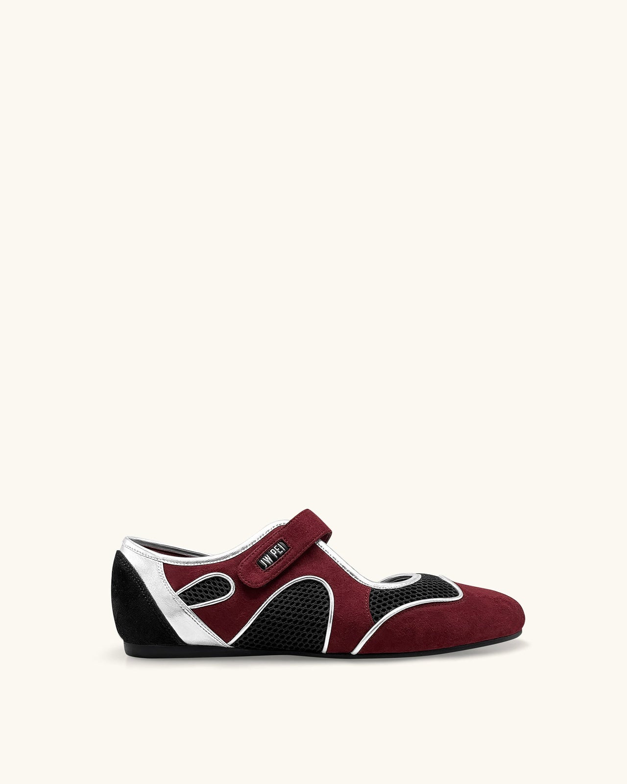 Zoe Ballerine Mary Jane – Bordeaux Nero