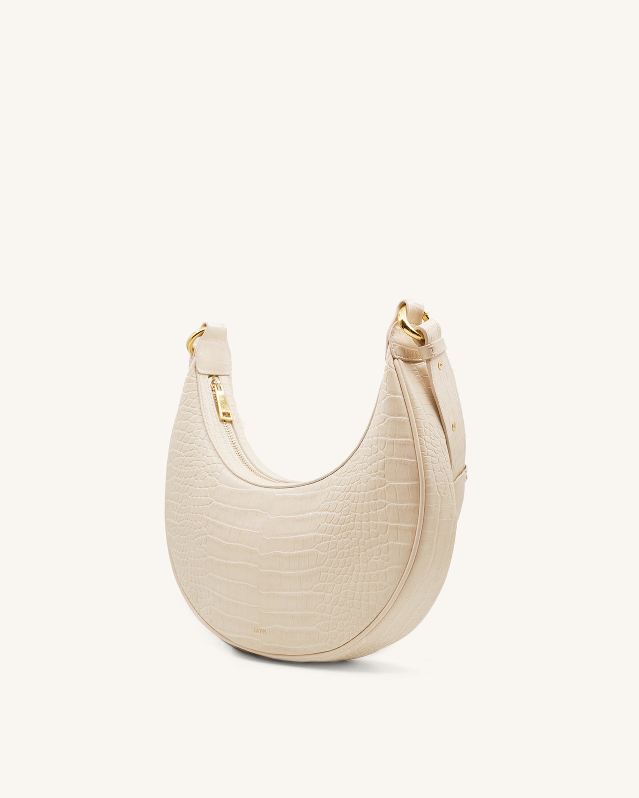 Carly Saddle Borsa - Ivory Cocco