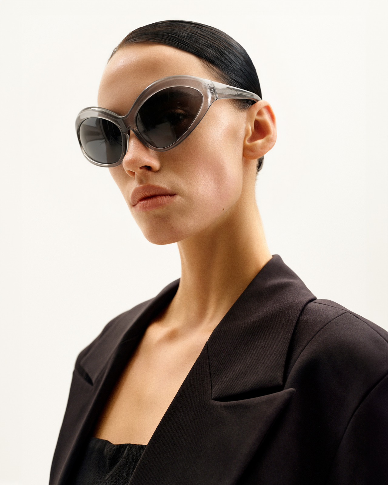 Occhiali da sole a forma di gatto Quorra - Grigio