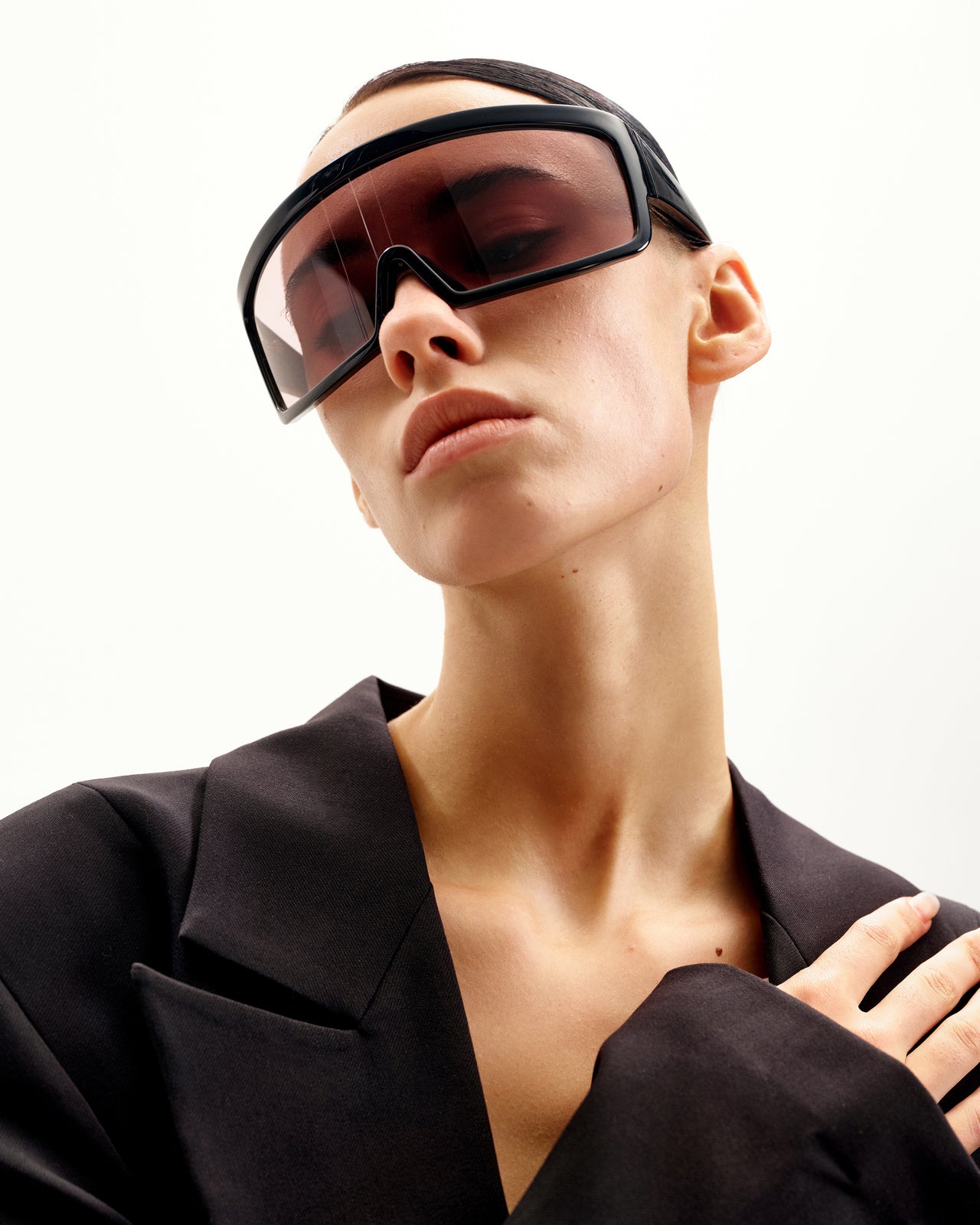 Occhiali da sole quadrati Avalynn - Nero