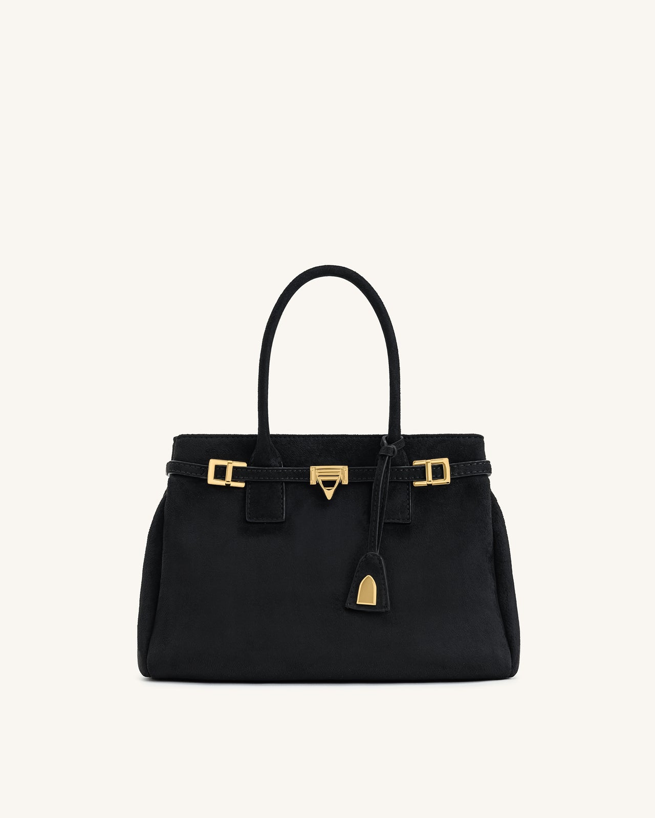 Miley Borsa Tote con Cintura Decorativa - Nero