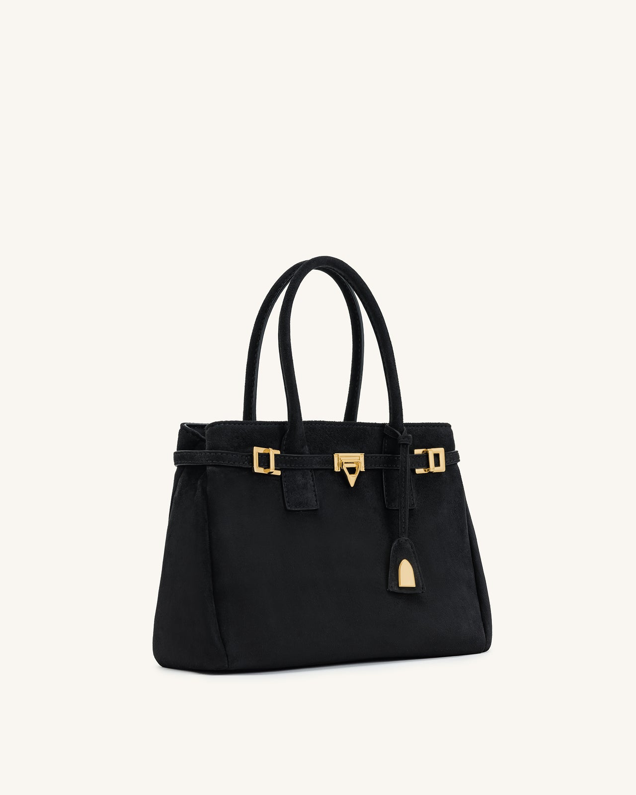 Miley Borsa Tote con Cintura Decorativa - Nero