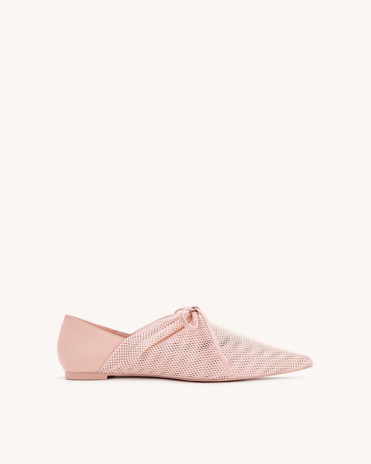 Reilly Ballerine Con Rete A Maglie - Rosa Beige