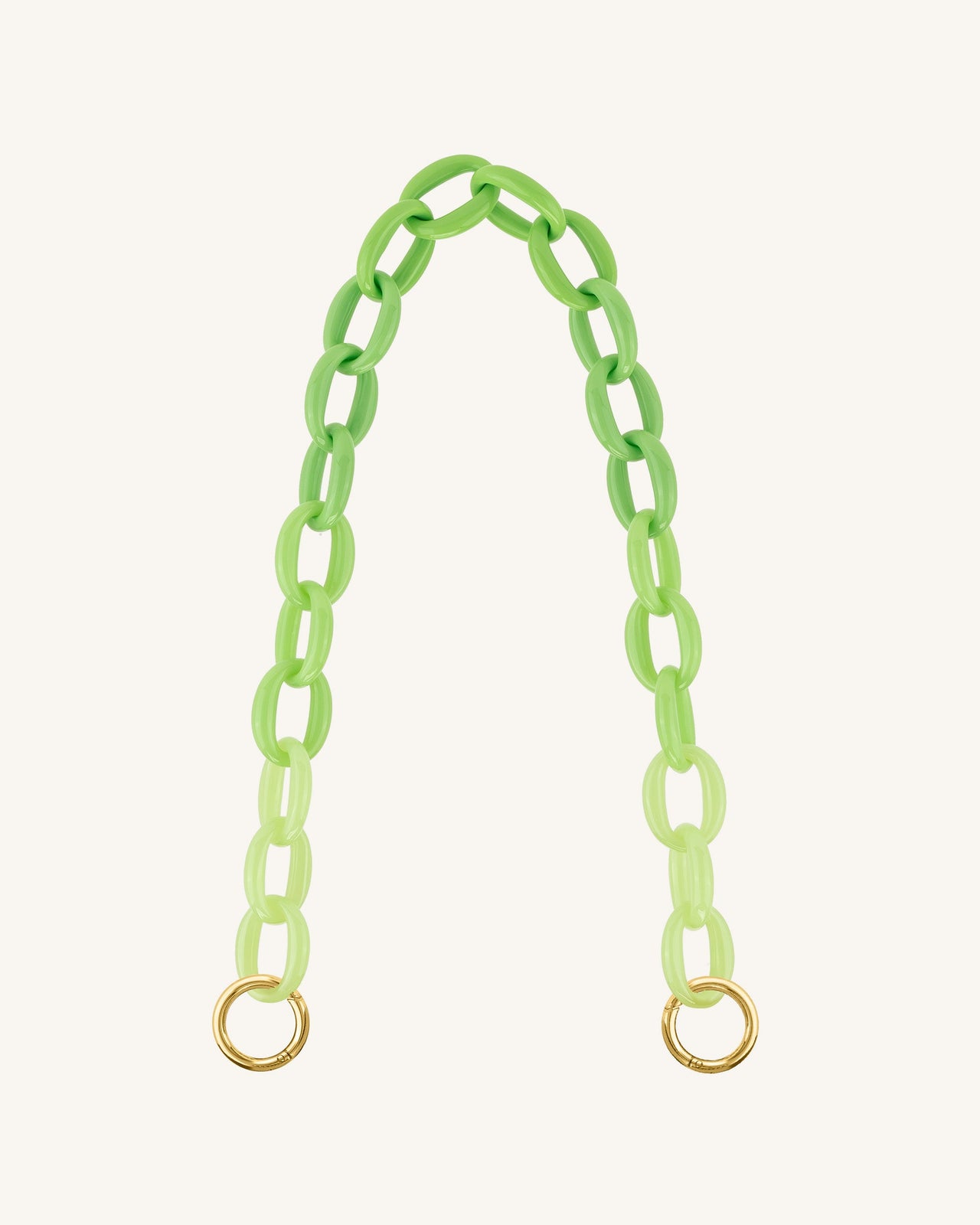 Mya Gradient Acrylic Chain Spalla - Verde