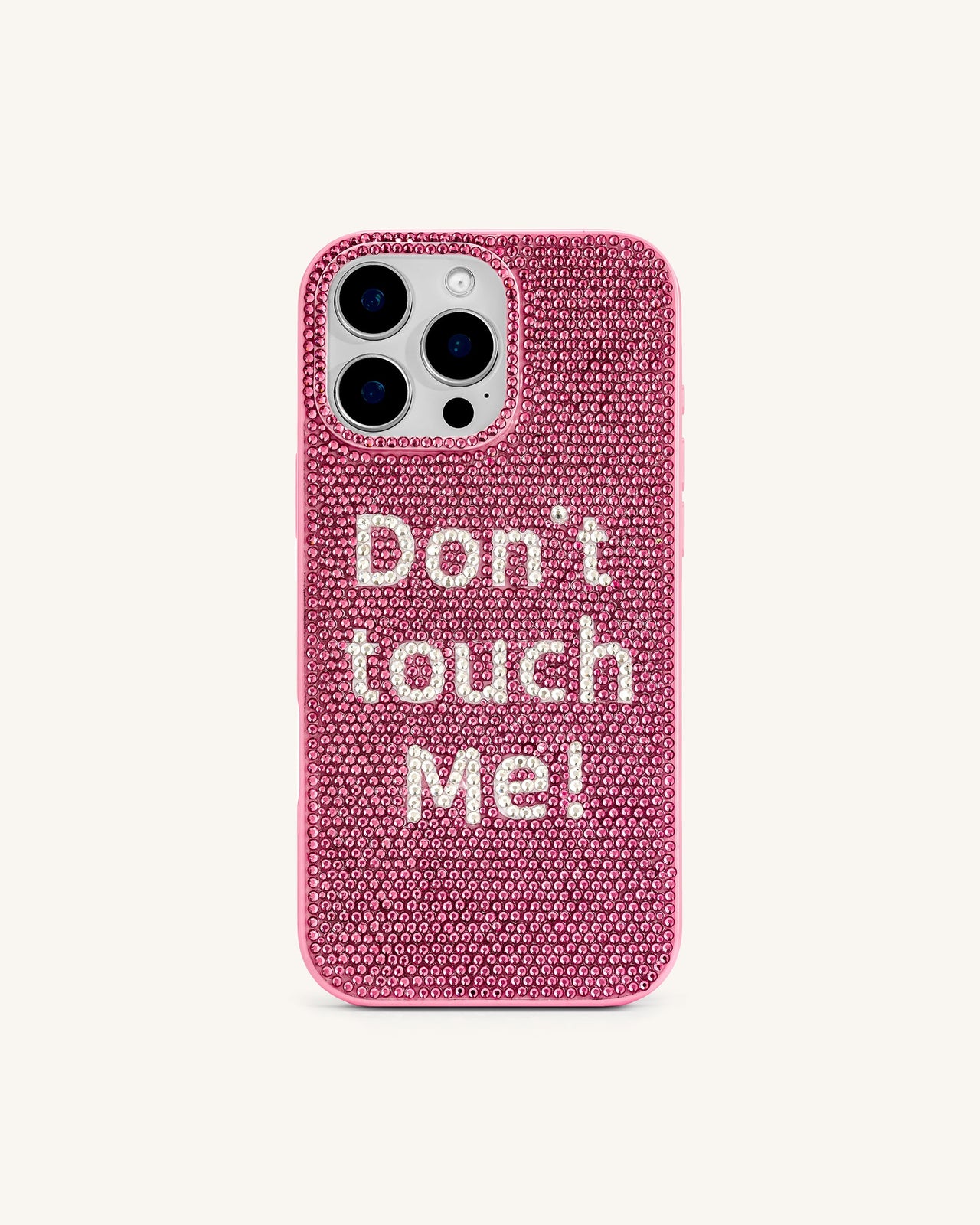 Don't Touch Me! Custodia per iPhone - Rosa Multicolore