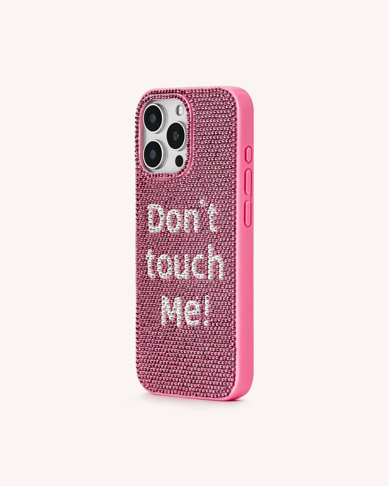 Don't Touch Me! Custodia per iPhone - Rosa Multicolore