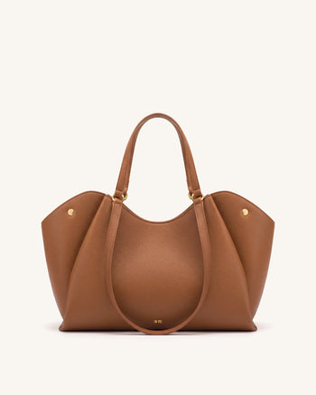 Virelia Borsa tote a doppio manico - Cognac