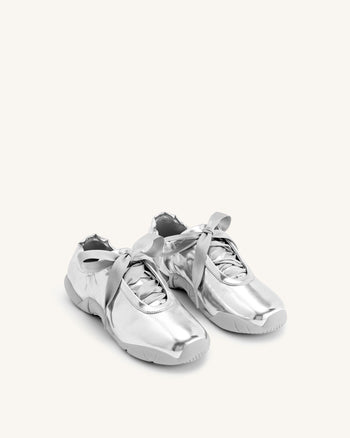Flavia Ballerina Sneakers - Argento