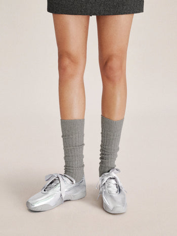 Flavia Ballerina Sneakers - Argento