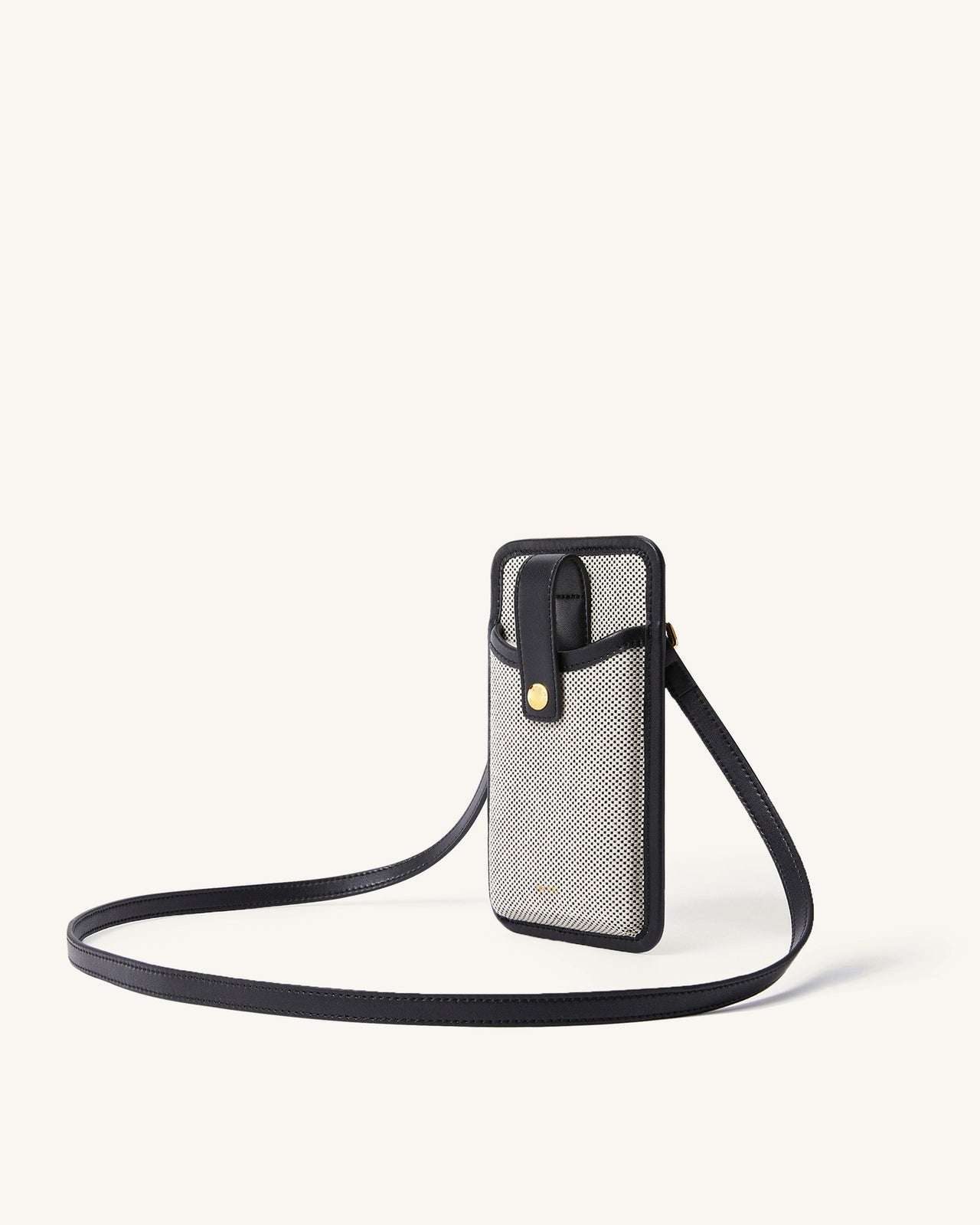 Aylin Phone Borsa - Nero Canvas