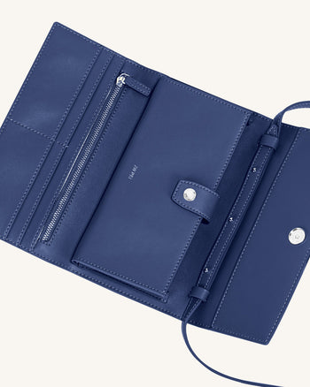 FEI Portafoglio Con Patta - Navy