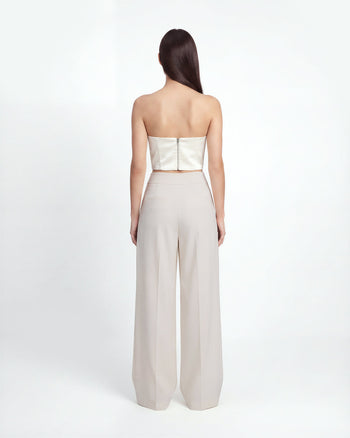 Bustier scollo a cuore - Bianco