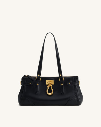 Borsa Tote Allungata Yvette - Nero