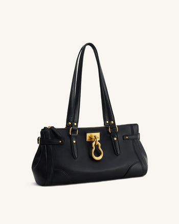 Borsa Tote Allungata Yvette - Nero