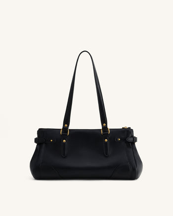 Borsa Tote Allungata Yvette - Nero