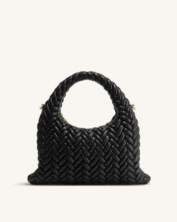 Cora Borsa per trapuntatura con manici - Nero
