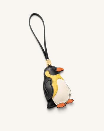 Portachiavi a forma di pinguino - Nero Multi