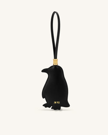 Portachiavi a forma di pinguino - Nero Multi