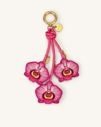 Portachiavi a forma di Orchid - Rosa