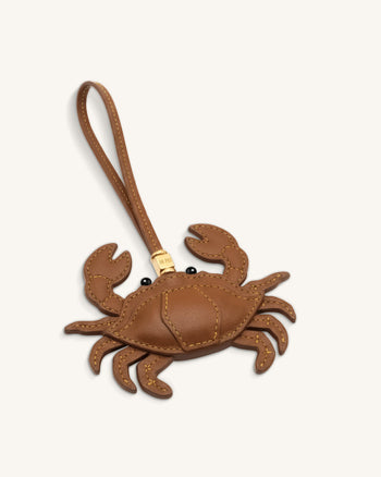 Portachiavi a forma di granchio - Marrone