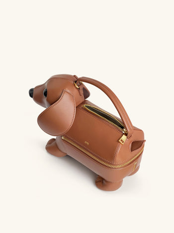 Emilia Borsa a forma di cane - Marrone