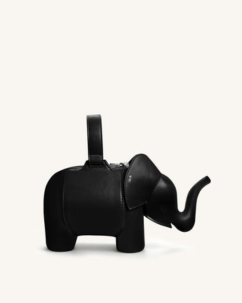 Claire Borsa a mano a forma di elefante - Nero