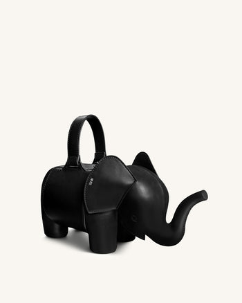 Claire Borsa a mano a forma di elefante - Nero