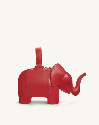 Claire Borsa a mano a forma di elefante - Rosso