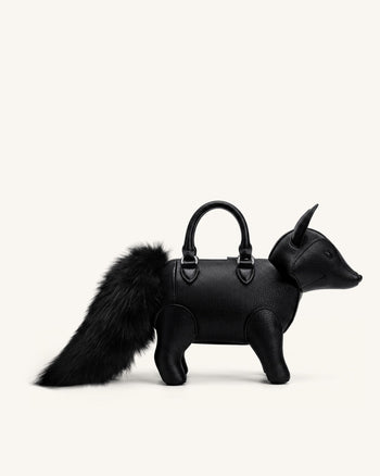 Kai Borsa a mano a forma di volpe - Nero