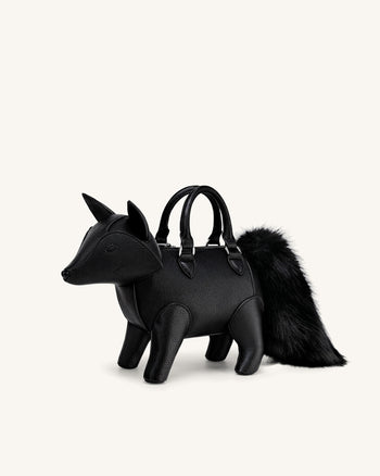 Kai Borsa a mano a forma di volpe - Nero