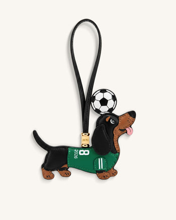 Ciondolo Borsa Maglia da Calcio Bassotto Coppa del Mondo - Verde