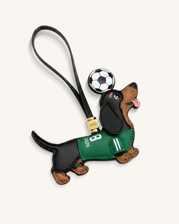 Ciondolo Borsa Maglia da Calcio Bassotto Coppa del Mondo - Verde