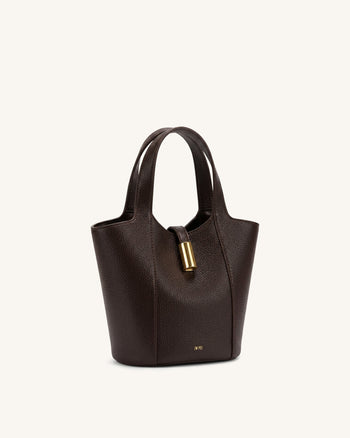 Bella Borsa a secchiello - Marrone scuro