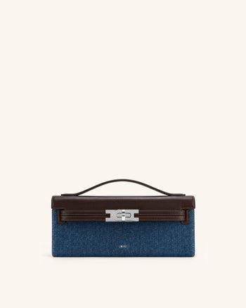 Bria Borsa a mano strutturata - Denim blu