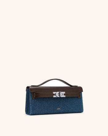 Bria Borsa a mano strutturata - Denim blu