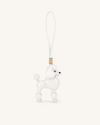 Charm da borsa barboncino - Bianco