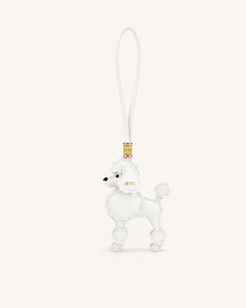 Charm da borsa barboncino - Bianco