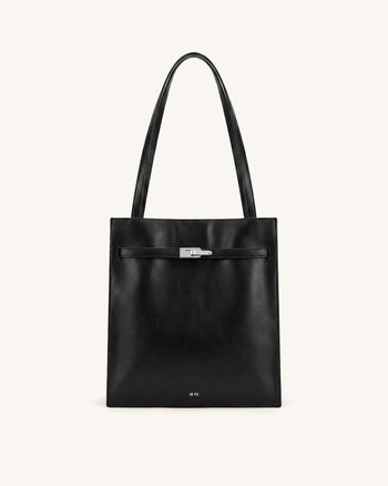 Noelle Borsa tote con cintura - Nera