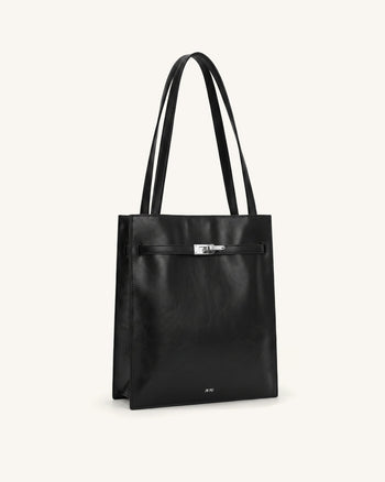 Noelle Borsa tote con cintura - Nera
