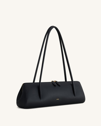 Nova Borsa a Spalla Minimalista - Nero Corvino