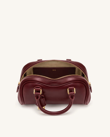 Rosalie Borsa a mano Bowler - Borgogna scuro
